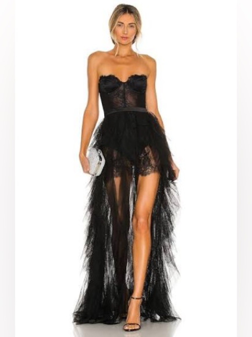 For Love & Lemons X REVOLVE Bustier Gown in Black